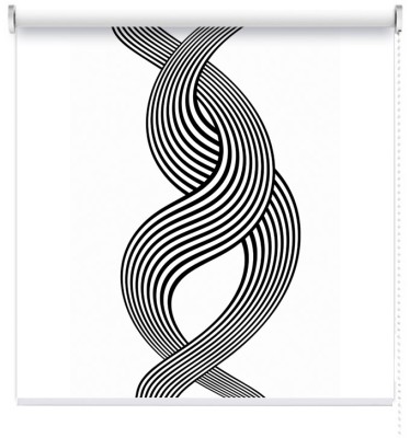 Houseart Wavy lines, Line Art, Ρολοκουρτίνες, 100 x 71 εκ.